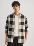 Cotton Linen Checks: Carbon